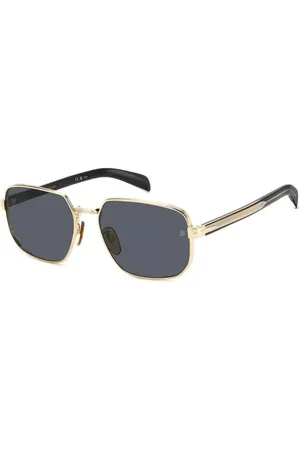David beckham DB 7121/G/S Ajuste Asiático RHL/IR Gafas de Sol para Hombre Dorados