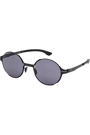 Ic! Berlin IC0013 Miki 02A Gafas de Sol para Hombre Negras