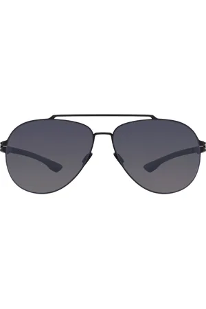 Ic! Berlin M1662 MB 15 Negras Gafas de Sol para Hombre Negras