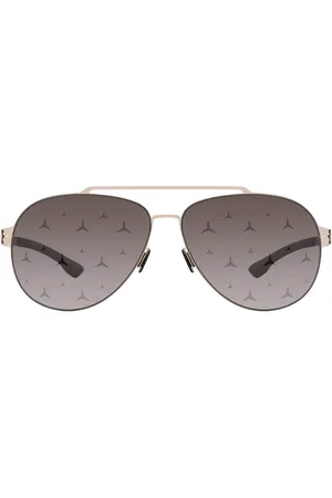 Ic! Berlin M1662 MB 15 Gafas de Sol para Hombre Dorados