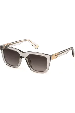Police SPLN43E OREVER 1 03GU Gafas de Sol para Hombre Grises
