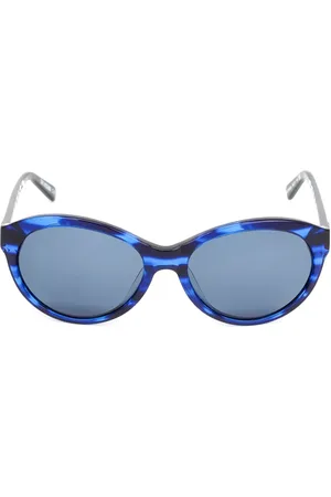 Moschino ML51004SA Ajuste Asiático 04SA Gafas de Sol para Hombre Azules