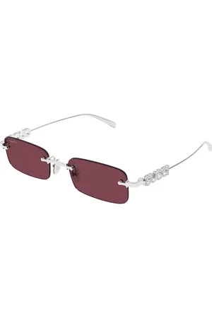 Gucci GG1808S 004 Gafas de Sol para Hombre Plateadas