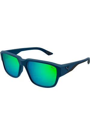 PUMA PU0445S 004 Gafas de Sol para Hombre Azules