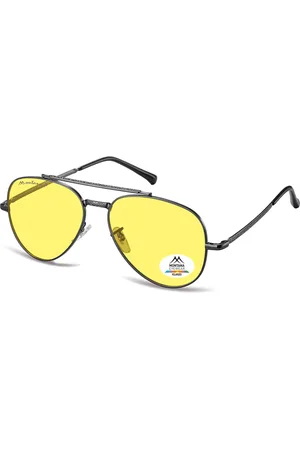 Montana Montana Gafas Recetadas MP185 Polarized MP185G Gafas de Sol para Hombre Gunmetal