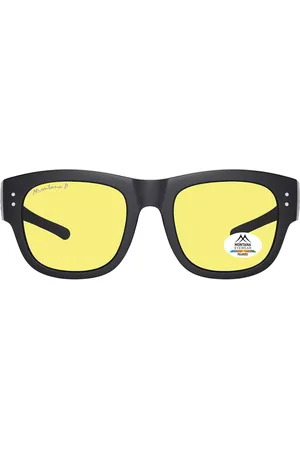 Montana Montana Gafas Recetadas FO7 Polarized FO7C Gafas de Sol para Hombre Negras
