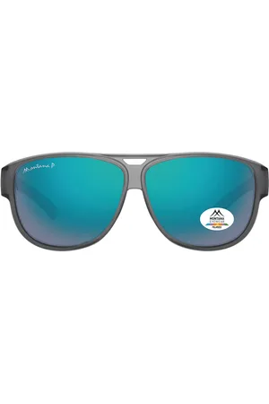 Montana Montana Gafas Recetadas FO6 Polarized FO6B Gafas de Sol para Hombre Grises