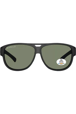 Montana Montana Gafas Recetadas FO6 Polarized FO6A Gafas de Sol para Hombre Negras