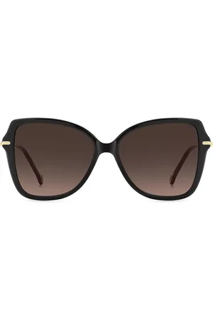 Carolina Herrera HER 0302/S 3H2/HA Gafas de Sol para Mujer Negras