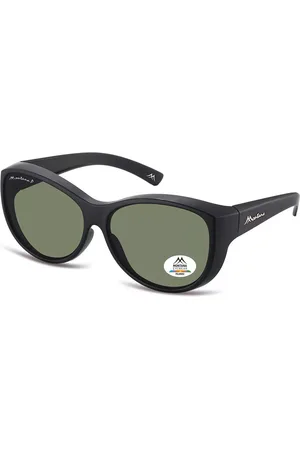 Montana Montana Gafas Recetadas FO8 Polarized FO8A Gafas de Sol para Hombre Negras