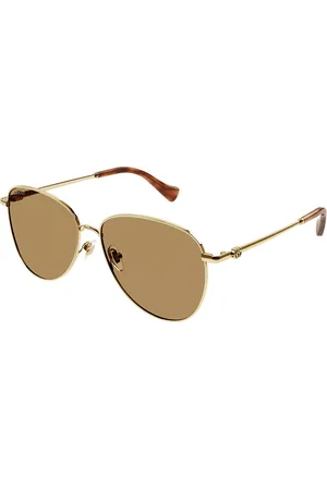 Gucci GG1419S 002 Gafas de Sol para Mujer Dorados