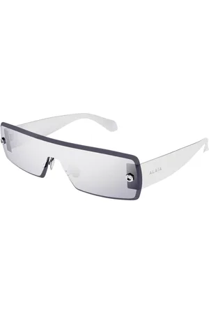 Azzedine Alaia AA0083S 002 Gafas de Sol para Mujer Plateadas