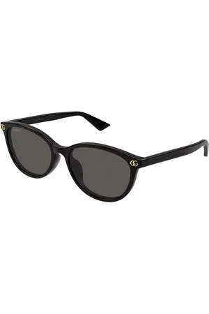 Gucci GG1818SK Ajuste Asiático 001 Gafas de Sol para Mujer Negras