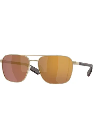Costa Del Mar Wader Polarized 400326 Gafas de Sol para Hombre Dorados