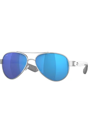 Costa Del Mar Loreto Polarized 400614 Gafas de Sol para Hombre Plateadas
