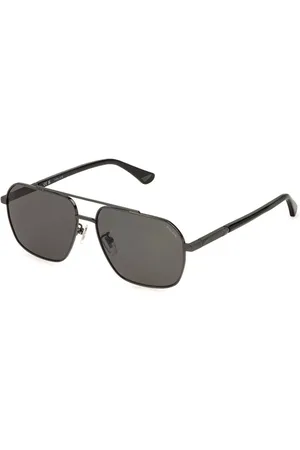 Police SPLQ85 NEW CROSSROADS 4 568P Gafas de Sol para Hombre Grises