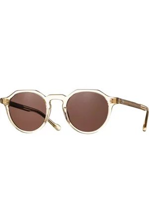 Eyevan 7285 Attache-E Sun LLT-BR Gafas de Sol para Hombre Amarillas