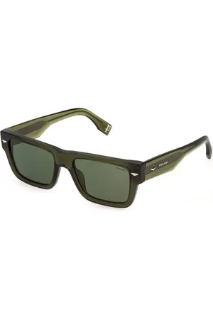 Police SPLQ87E SUPERNOVA 1 02GN Gafas de Sol para Hombre Verdes