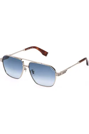 Police SPLQ91 MERCURY 1 0579 Gafas de Sol para Hombre Plateadas