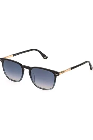 Police SPLQ86 NEW CROSSROADS 5 0GBL Gafas de Sol para Hombre Azules