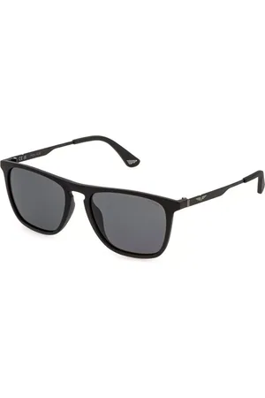 Police SPLQ80E ORIGINS LITE 34 U28P Gafas de Sol para Hombre Negras