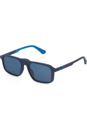 Police UK143 BEYOND JR 3 Para Niños With Clip-On 7FSP Gafas de Sol Para Niños Azules