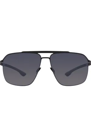 Ic! Berlin M1661 MB 14 Negras Gafas de Sol para Hombre Negras