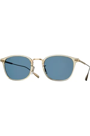 Eyevan 7285 Caldwell-Sun LLT Gafas de Sol para Hombre Amarillas