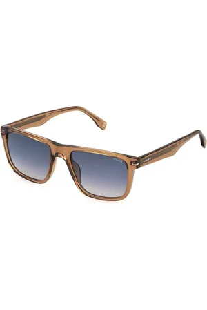 Police SPLQ83 CHAMP 14 0805 Gafas de Sol para Hombre Marrones