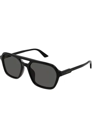Gucci GG1823SA Ajuste Asiático 001 Gafas de Sol para Hombre Negras
