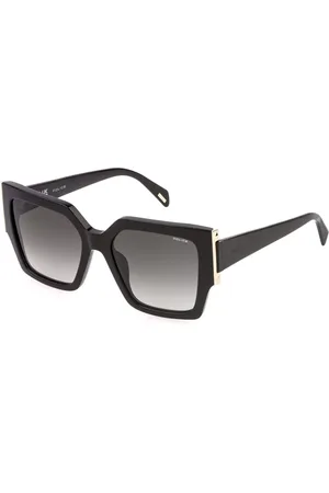 Police SPLR21 SECRET 1 0700 Gafas de Sol para Mujer Negras