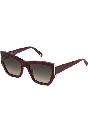 Police SPLR22 SECRET 2 0AR3 Gafas de Sol para Mujer Borgoña