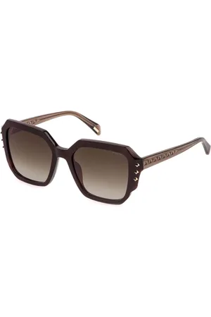 Police SPLR23 SUPERSTAR 3 0752 Gafas de Sol para Mujer Careyshell