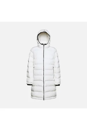 Geox W SPHERICA HOOD JKT Blanco - textil Abrigos Mujer 119,40 €