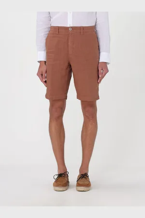 120% Lino Pantalones Cortos Hombre color