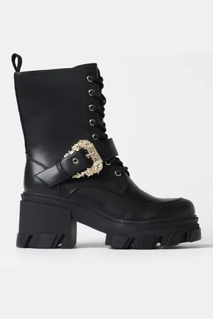 VERSACE Botines Planos Mujer color