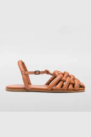 Hereu Sandalias Planas Mujer color