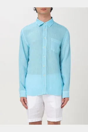 120% Lino Camisa Hombre color