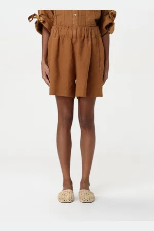 120% Lino Pantalòn Cortos Mujer color
