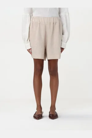 120% Lino Pantalòn Cortos Mujer color