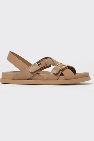 Fendi Sandalias Planas Mujer color
