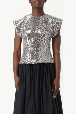 Ganni Top Mujer color
