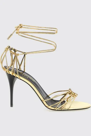 Saint Laurent Sandalias Planas Mujer color