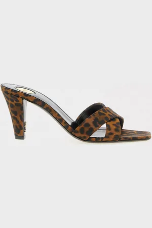 Saint Laurent Sandalias Planas Mujer color