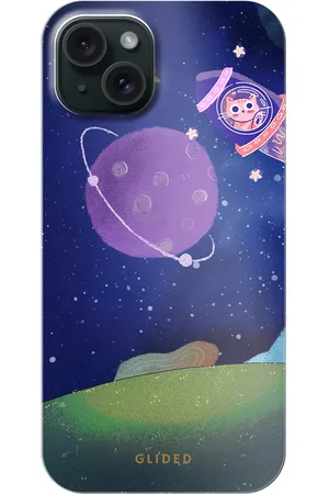 Glided Galaxy Cat - iPhone 15 Plus Funda de teléfono - Tough case