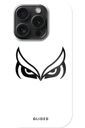 Glided White Owl - iPhone 15 Pro Funda de teléfono - Tough case