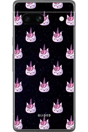 Glided Unicorn Meow - Google Pixel 7a Funda de teléfono - Tough case