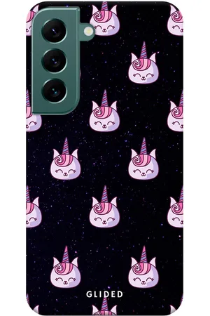 Glided Unicorn Meow - Samsung Galaxy S22 Funda de teléfono - Tough case