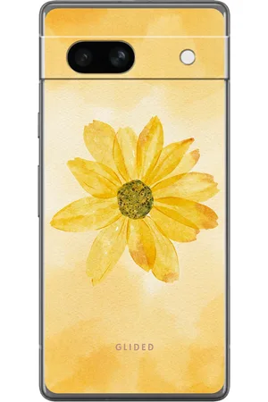 Glided Yellow Flower - Google Pixel 7a Funda de teléfono - Tough case