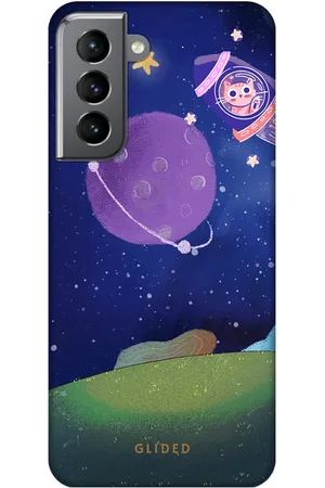 Glided Galaxy Cat - Samsung Galaxy S21 5G Funda de teléfono - Tough case